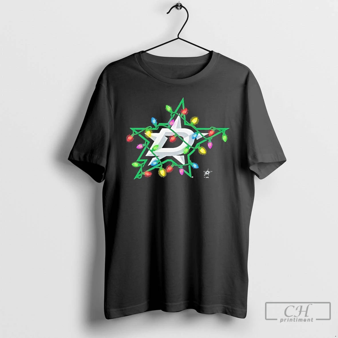 Premium Dallas Stars Logo Lights Christmas T-Shirts, Hoodie, Sweatshirt | InkNestWear.com