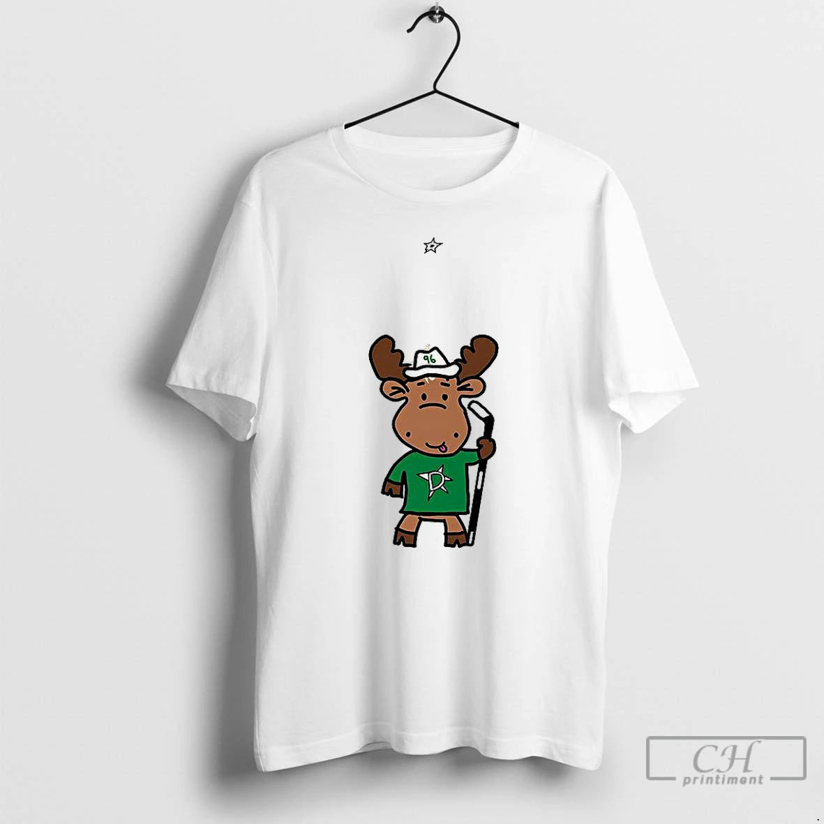 Premium Dallas Stars Hockey Doodle Moose T Shirts Hoodie, Sweatshirt | InkNestWear.com