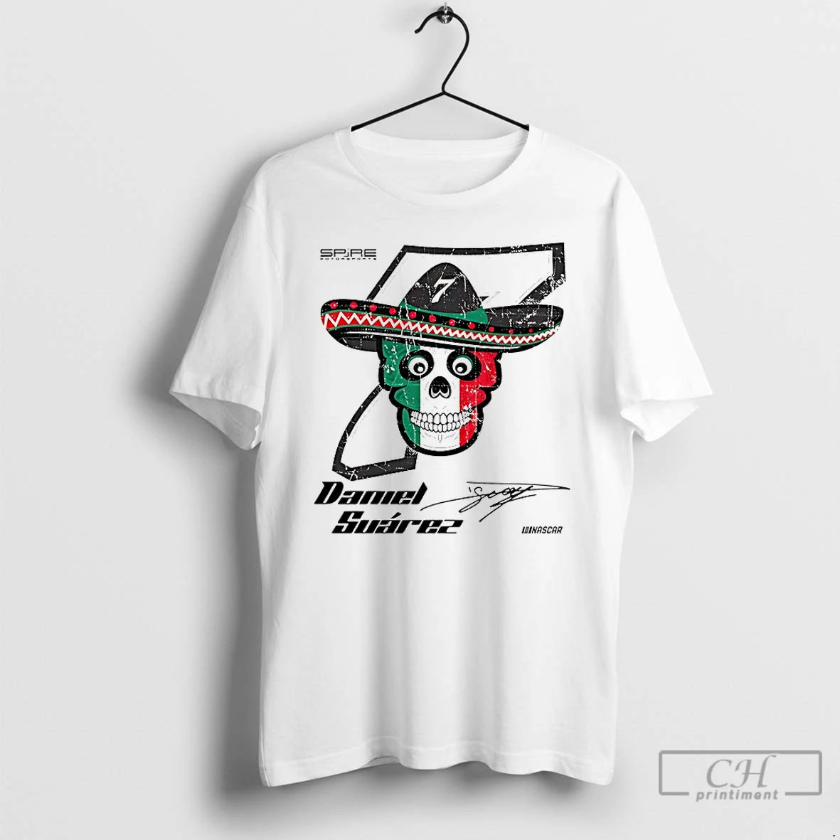 Premium Daniel Suarez Spire Motorsports Nascar T Shirts Hoodie, Sweatshirt | InkNestWear.com