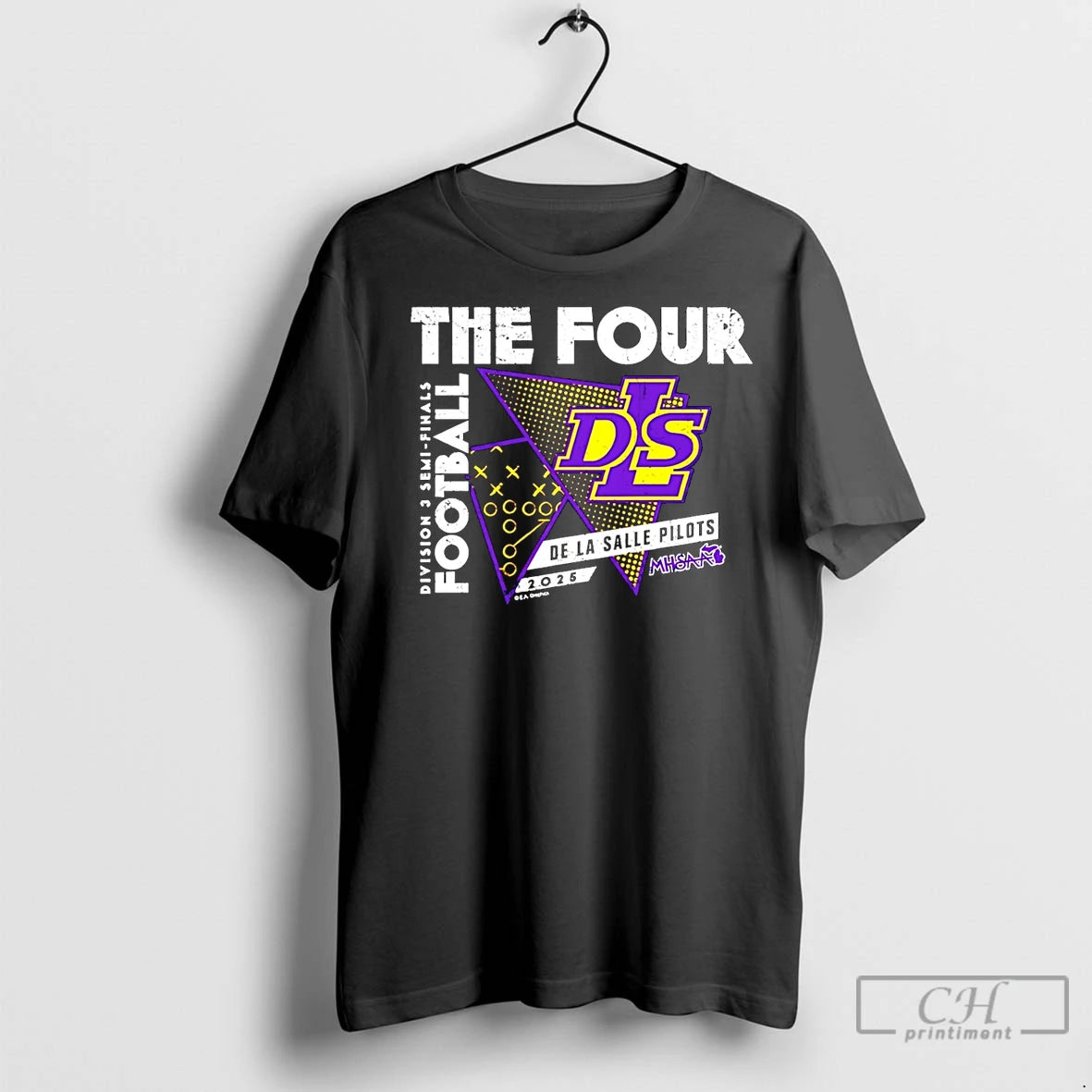 Premium De La Salle Pilots The Four 2025 Mhsaa Football D3 Finals T-Shirts, Hoodie, Sweatshirt | InkNestWear.com