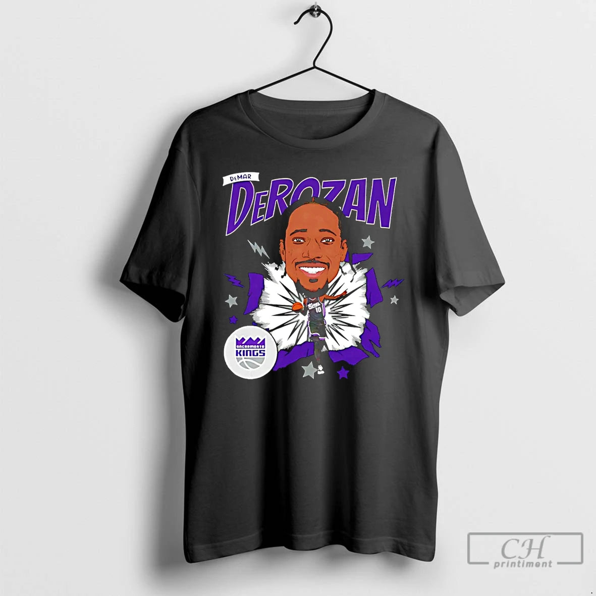Premium Demar Derozan Sacramento Kings Caricature T Shirts Hoodie, Sweatshirt | InkNestWear.com