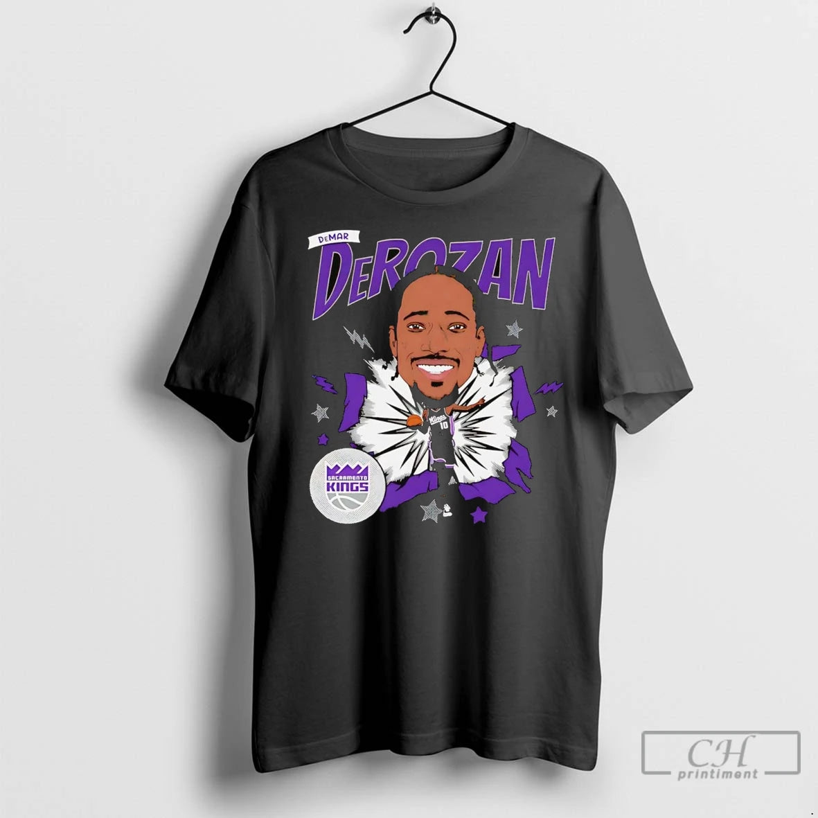 Premium Demar Derozan Caricature Sacramento Kings T-Shirts, Hoodie, Sweatshirt | InkNestWear.com