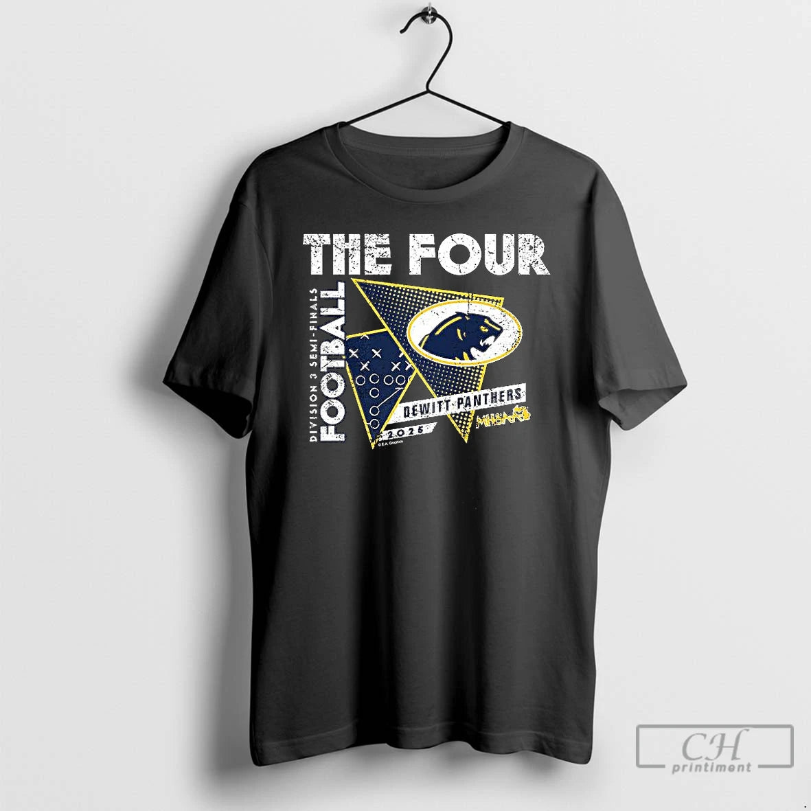 Premium Dewitt Panthers 2025 Mhsaa Football Division 3 The Four T-Shirts, Hoodie, Sweatshirt | InkNestWear.com