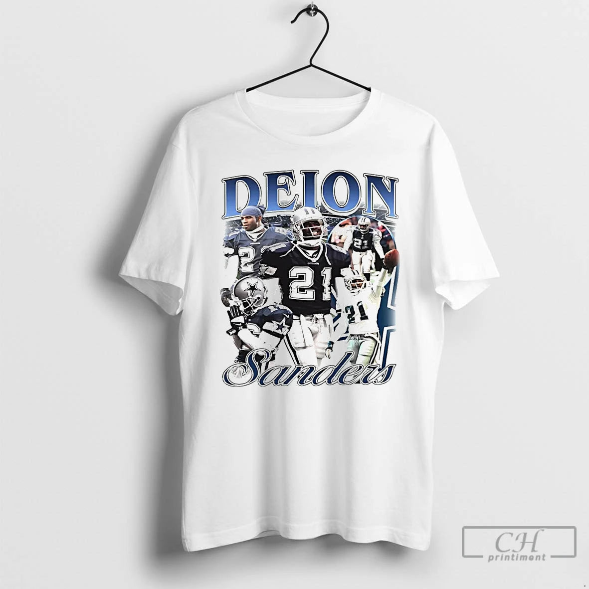 Premium Deion Sanders Picture Collage Dallas Cowboys T Shirts Hoodie, Sweatshirt | InkNestWear.com