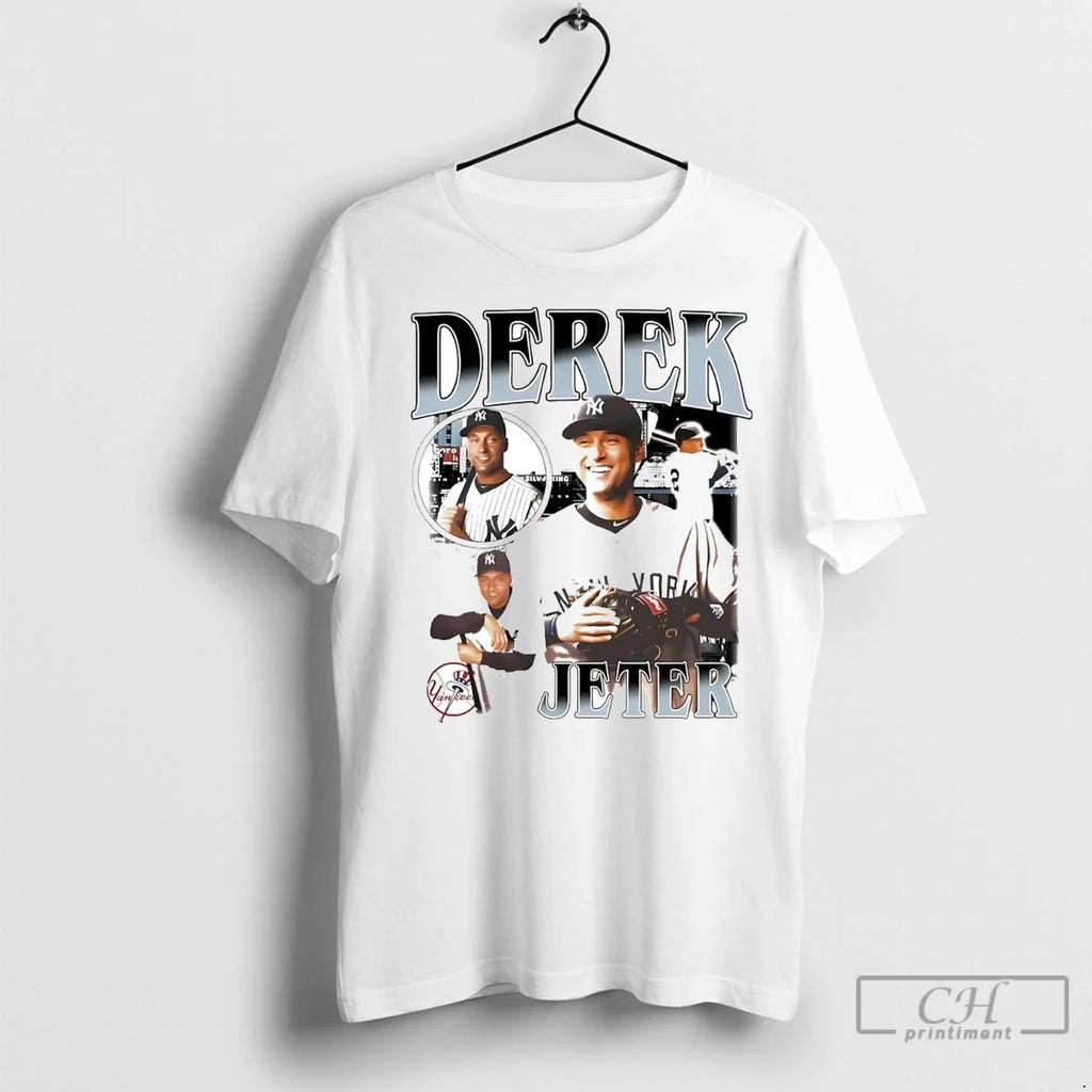 Premium Derek Jeter Picture Collage New York Yankees T-Shirts, Hoodie, Sweatshirt | InkNestWear.com
