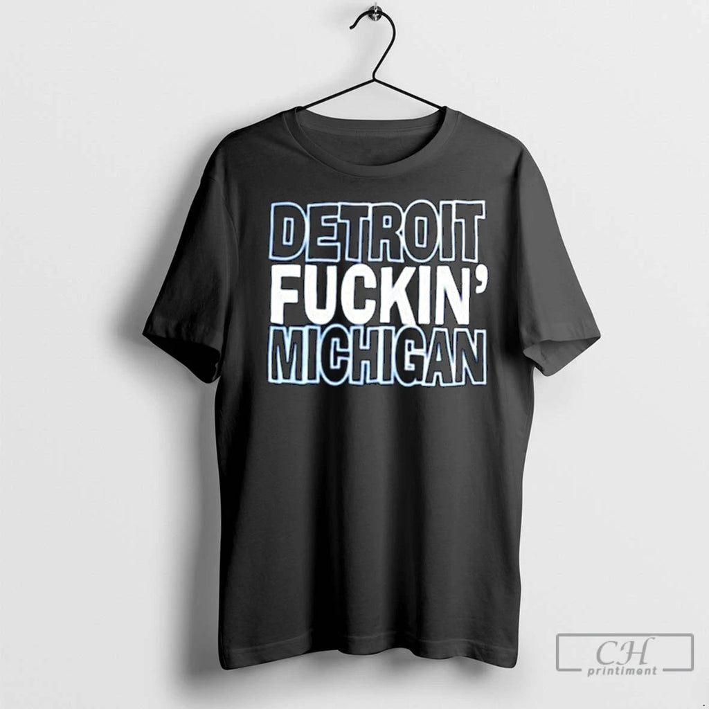 Premium Detroit Fuckin Michigan Long Sleve T-Shirts, Hoodie, Sweatshirt | InkNestWear.com