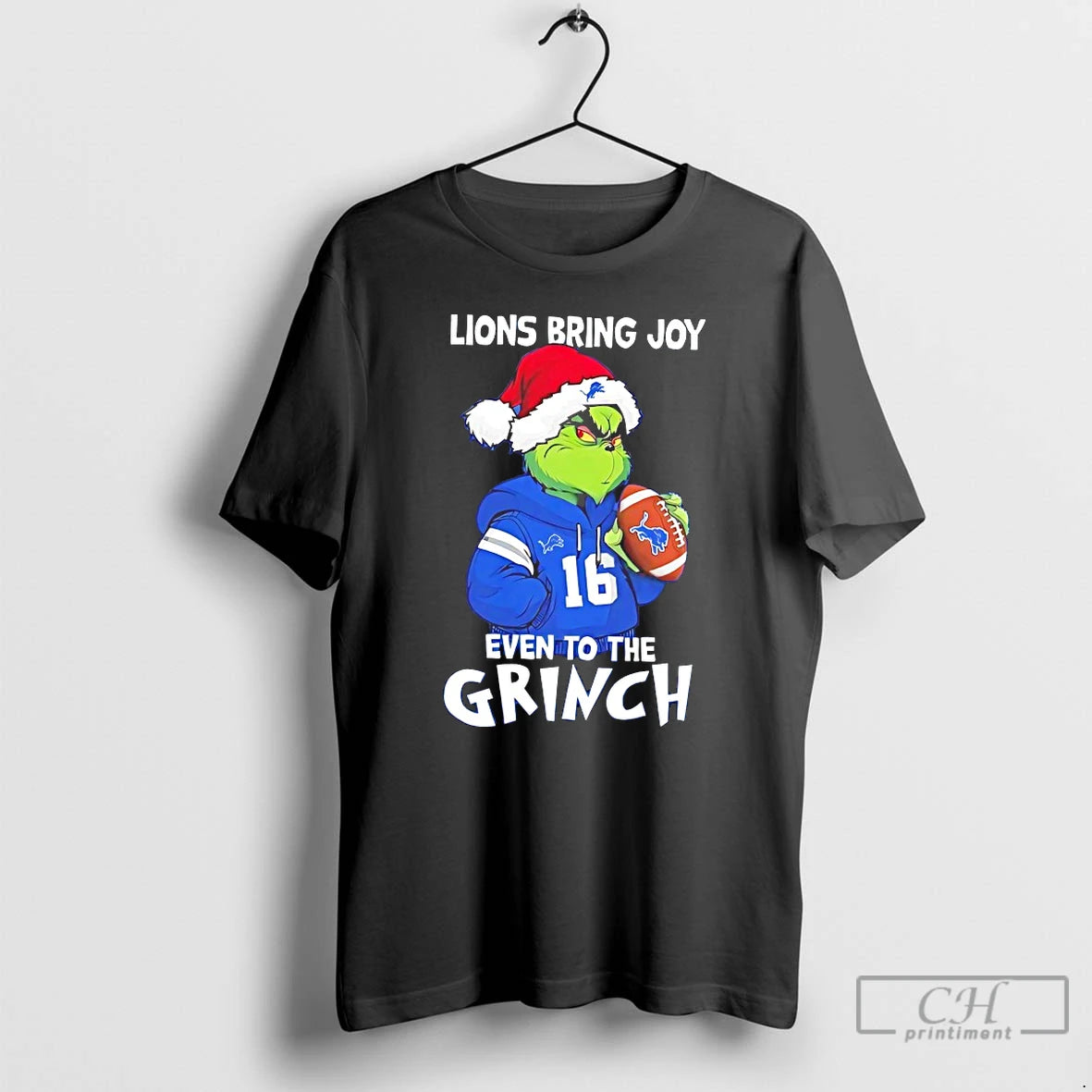 Premium Detroit Lions Bring Joy Even To The Grinch T Shirts Hoodie, Sweatshirt | InkNestWear.com
