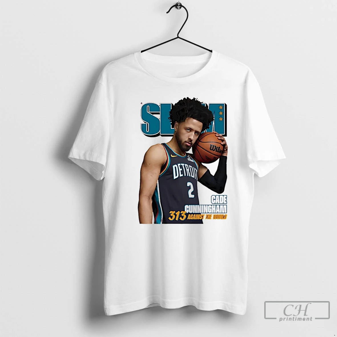 Premium Detroit Pistons Cade Cunningham 313 Against The World Christmas T Shirts Hoodie, Sweatshirt | InkNestWear.com