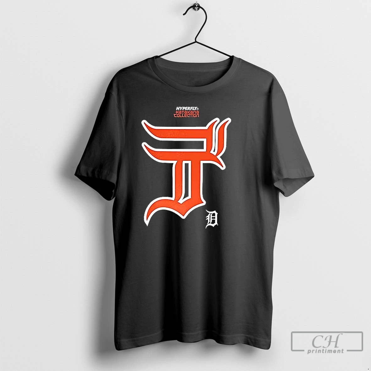Premium Detroit Tigers Hyperfly Katakana Logo T Shirts Hoodie, Sweatshirt | InkNestWear.com