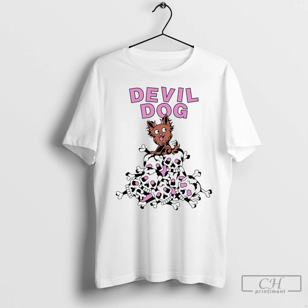 Premium Devil Dog Cartoon T-Shirts, Hoodie, Sweatshirt | InkNestWear.com