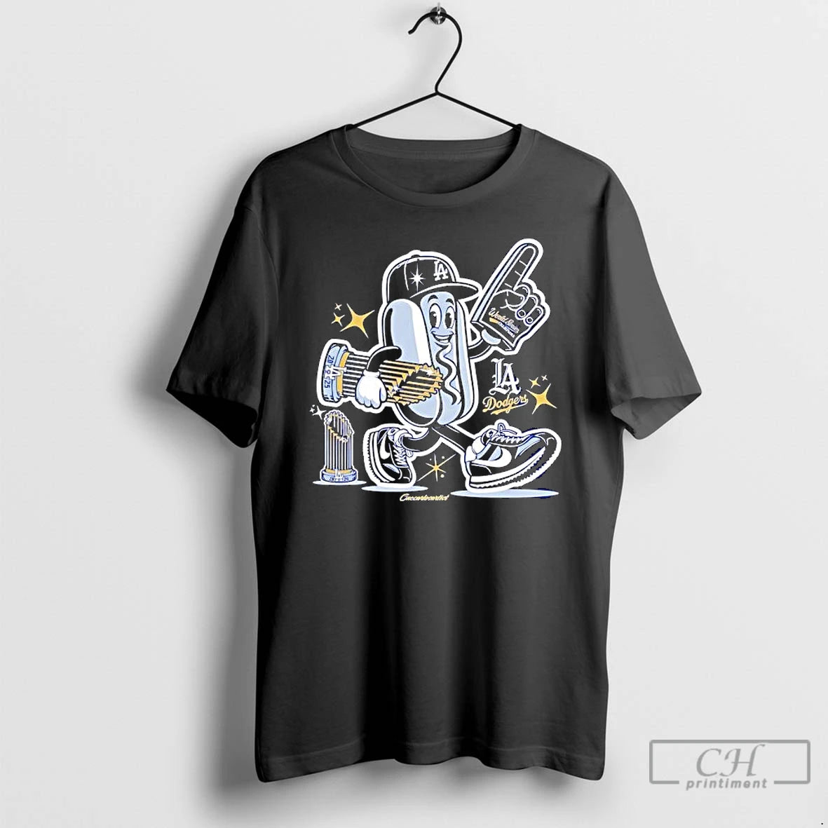 Premium Dodger Dog Hot Dog X Los Angeles Dodgers World Series Win T Shirts Hoodie, Sweatshirt | InkNestWear.com