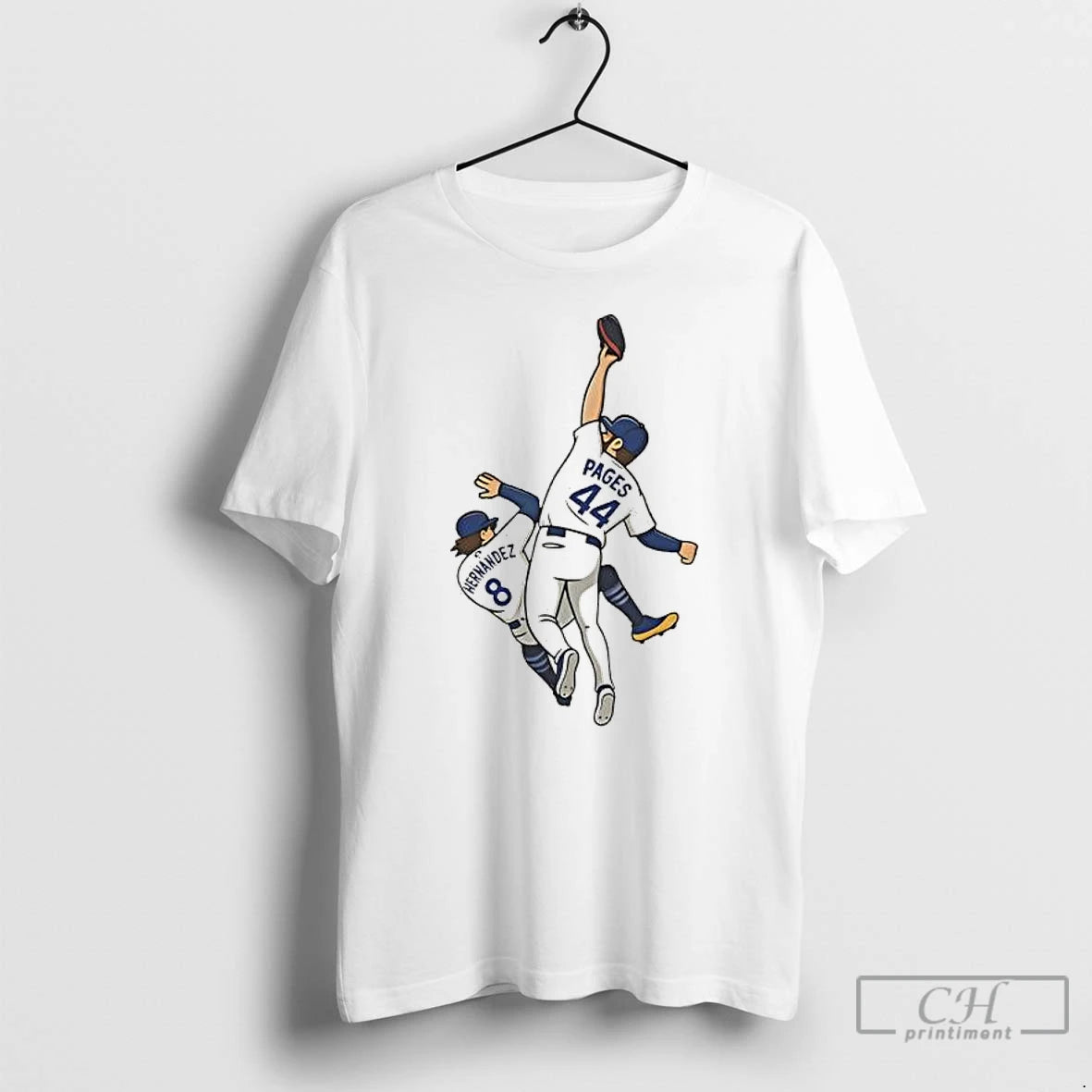 Premium Dodgers Andy Pages Kike Hernandez 9th Inning Catch World Series T Shirts Hoodie, Sweatshirt | InkNestWear.com