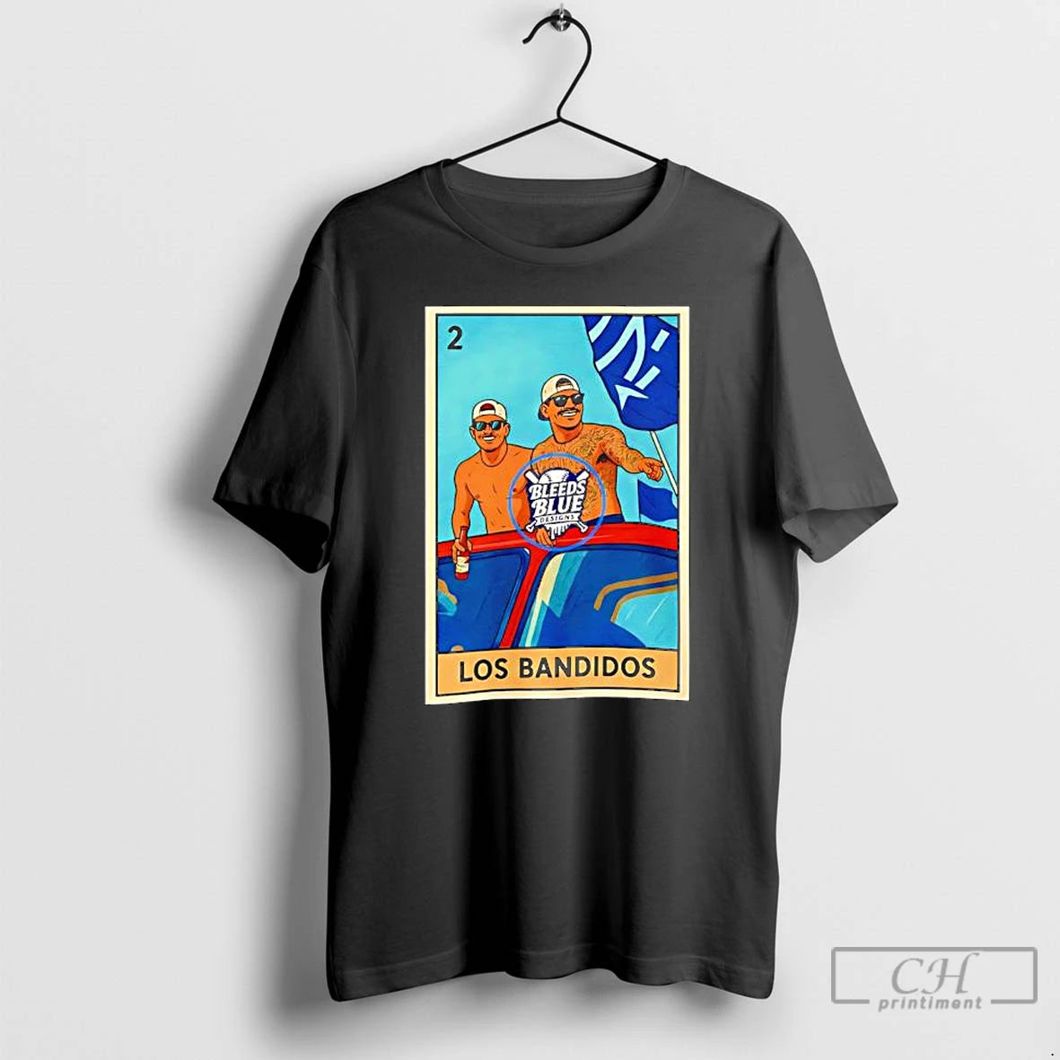 Premium Dodgers Kike And Banda Los Bandidos Loteria Card T Shirts Hoodie, Sweatshirt | InkNestWear.com