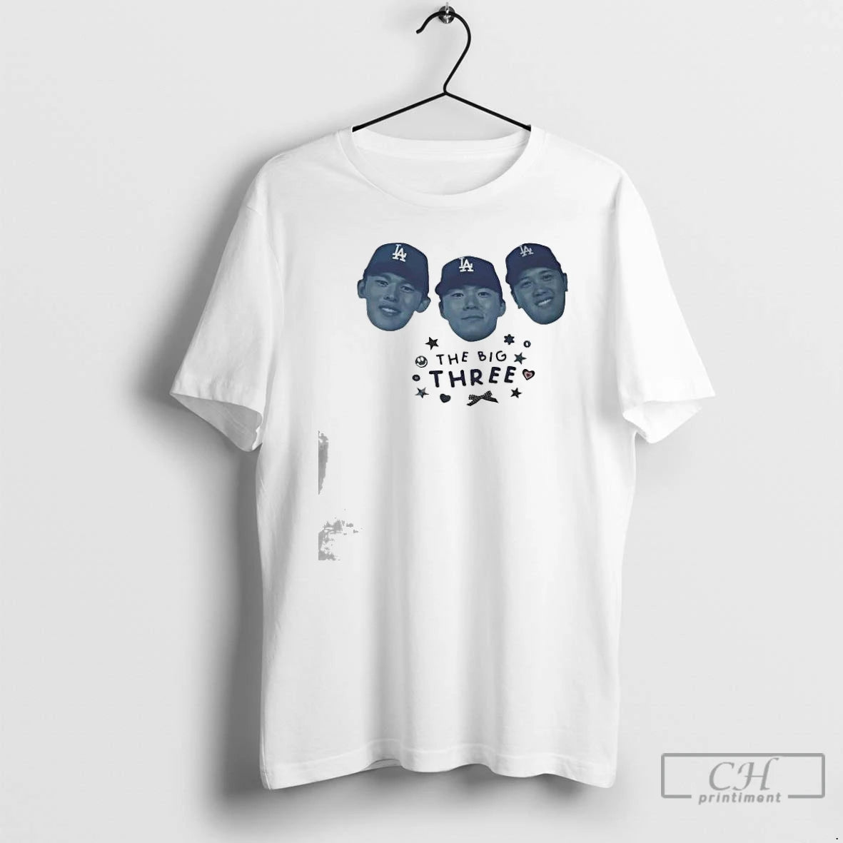 Premium Dodgers The Big Three T Shirts Hoodie, Sweatshirt | InkNestWear.com