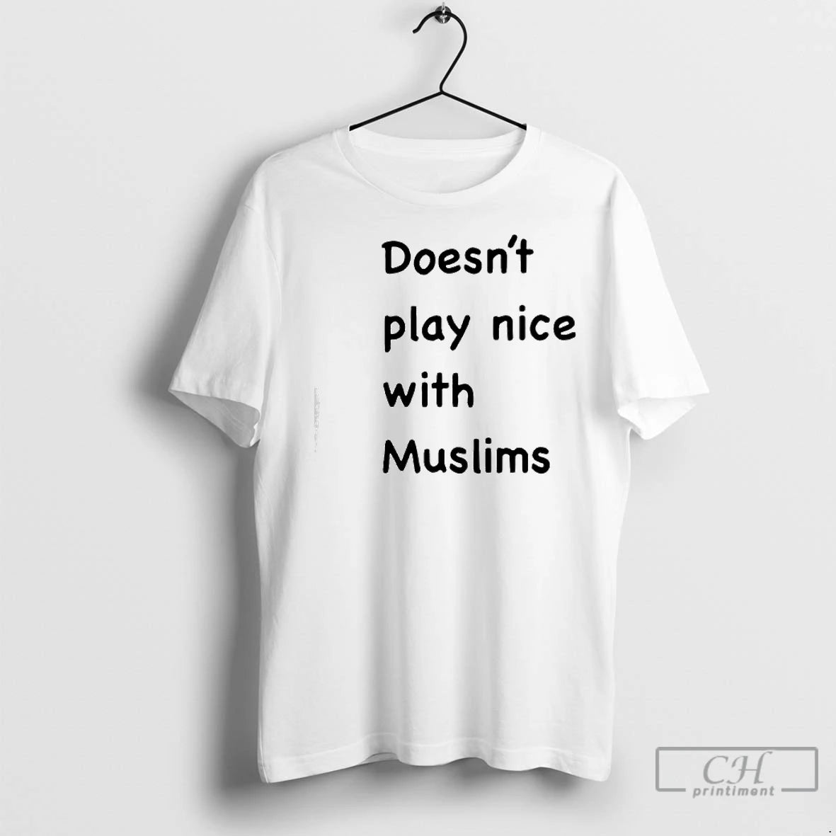 Premium Doesnt Play Nice With Muslims T-Shirts, Hoodie, Sweatshirt | InkNestWear.com