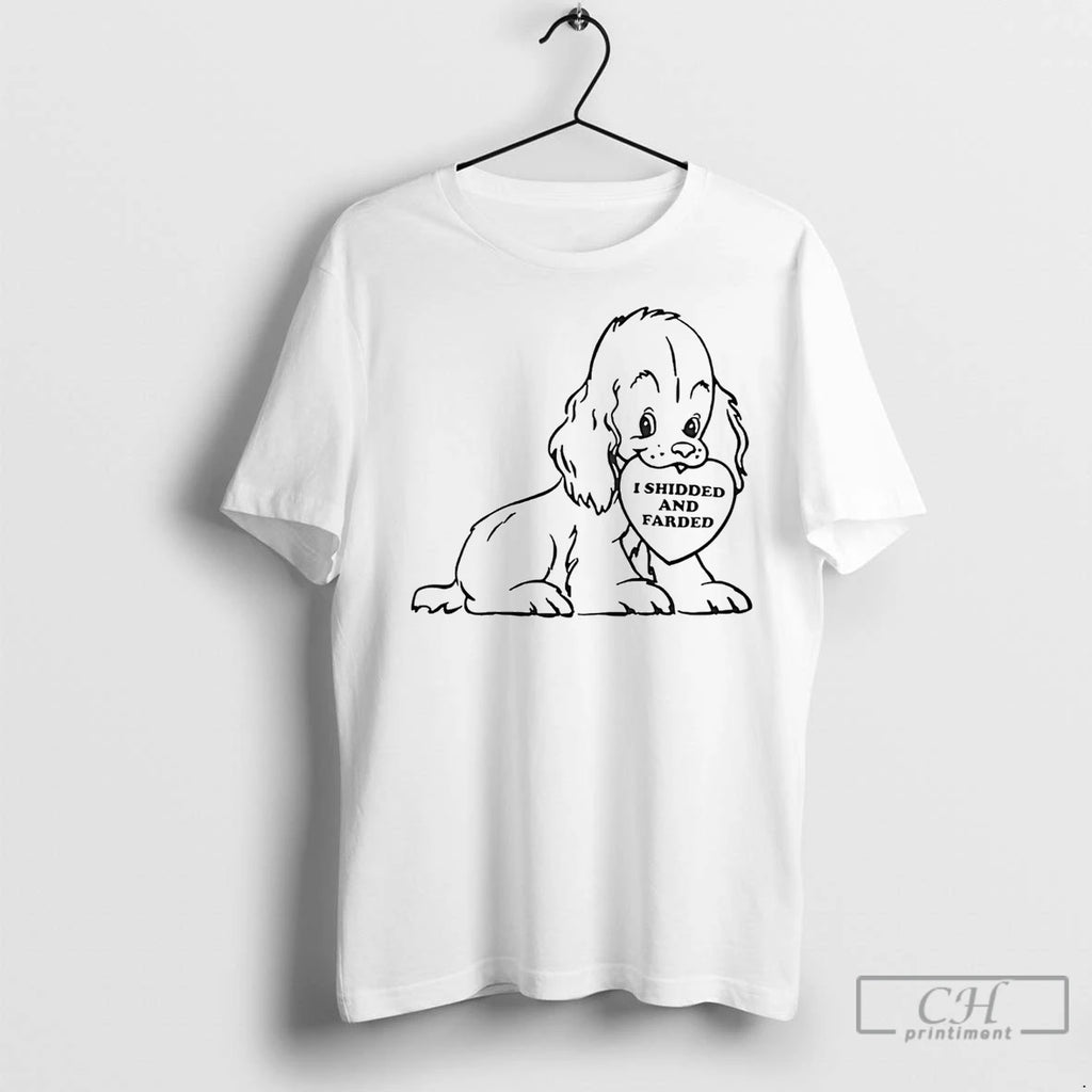 Premium Dog I Shidded And Farded T-Shirts, Hoodie, Sweatshirt | InkNestWear.com