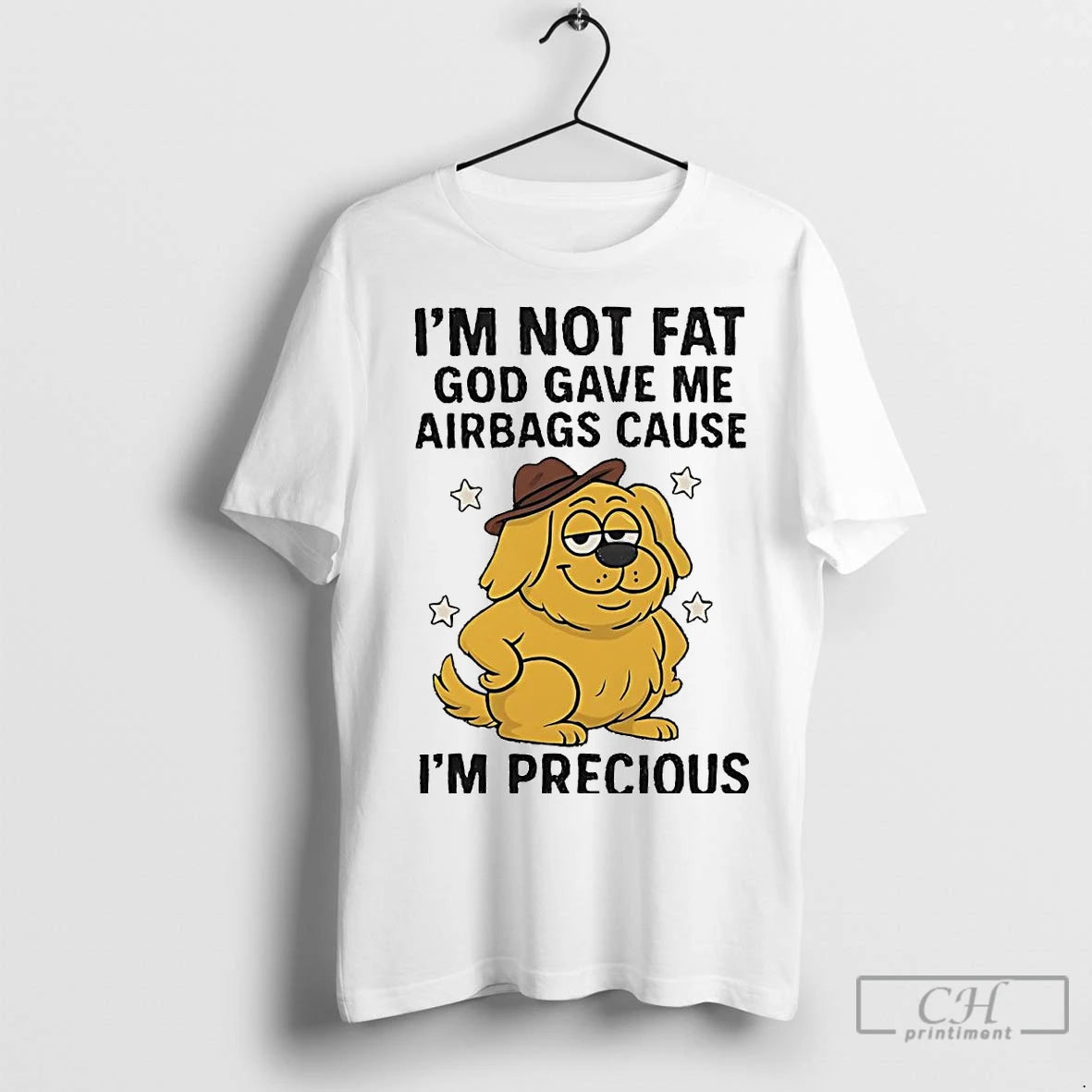 Premium Dog Im Not Fat God Gave Me Airbags Cause T-Shirts, Hoodie, Sweatshirt | InkNestWear.com