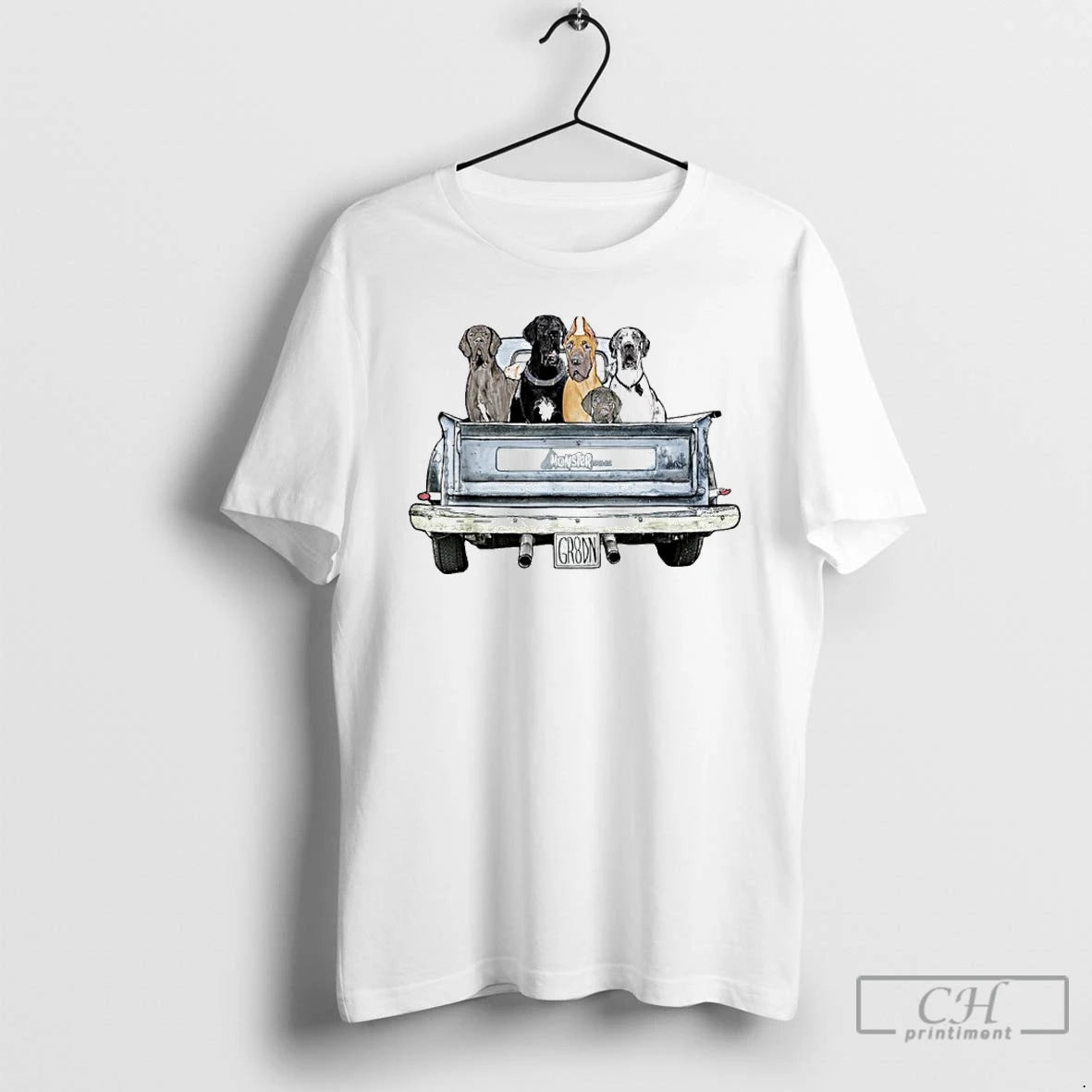 Premium Dogs Car Monster Mutts Gr8nd T Shirts Hoodie, Sweatshirt | InkNestWear.com