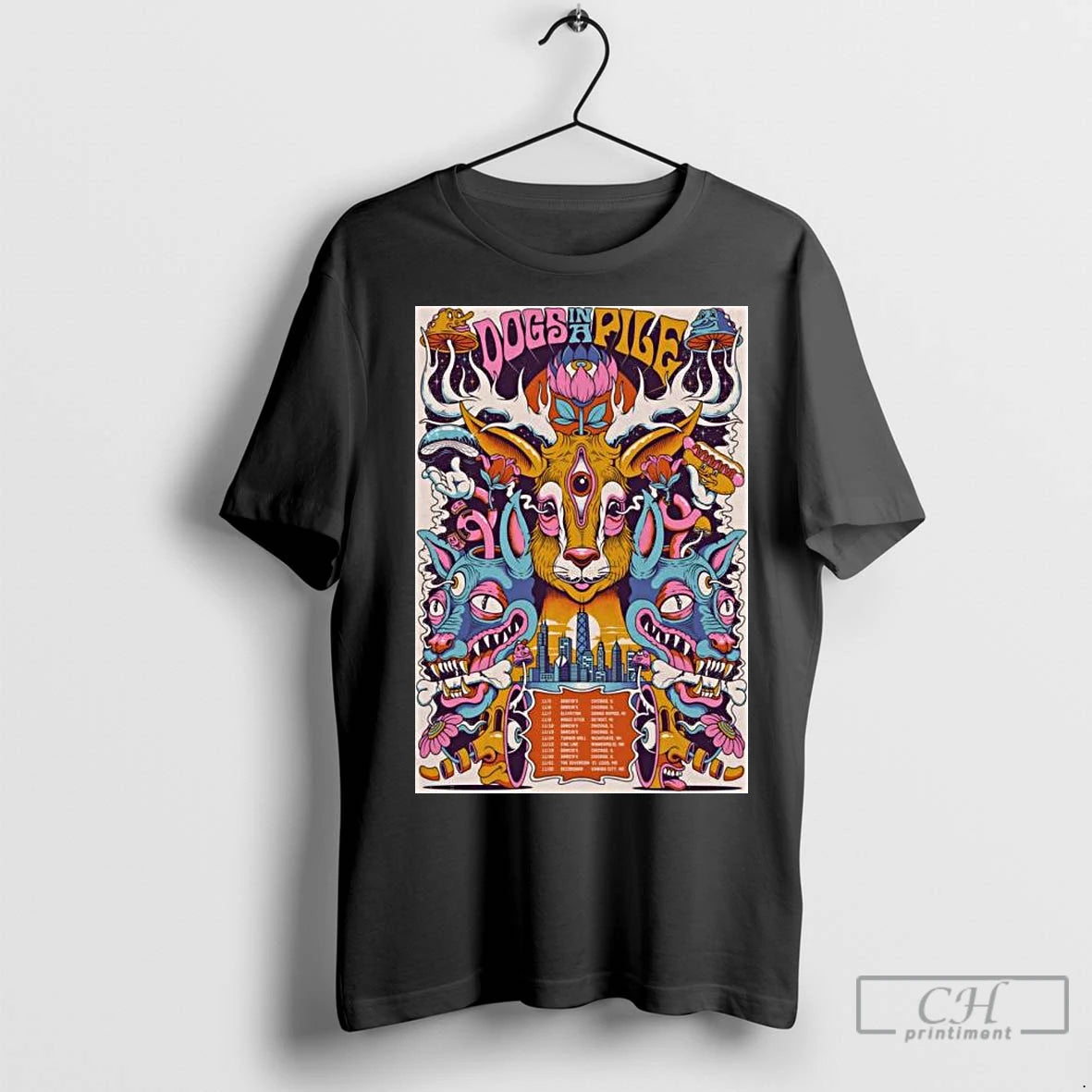 Premium Dogs In A Pile November 2025 Tour Long Sleve T-Shirts, Hoodie, Sweatshirt | InkNestWear.com