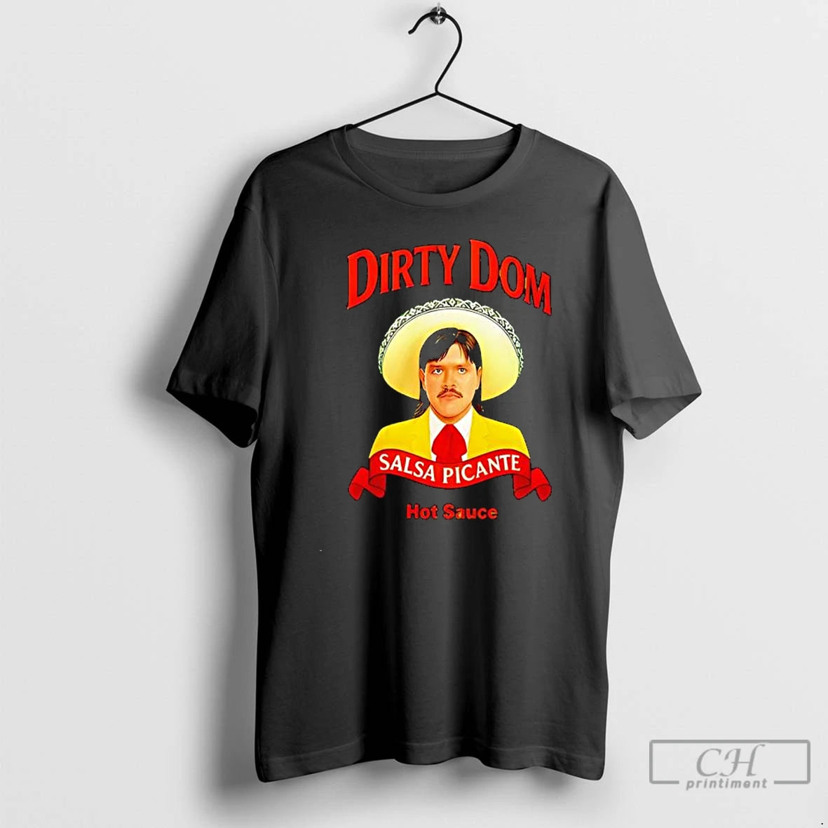 Premium Dominik Mysterio Dirty Dom Salsa Picante Hot Sauce T Shirts Hoodie, Sweatshirt | InkNestWear.com
