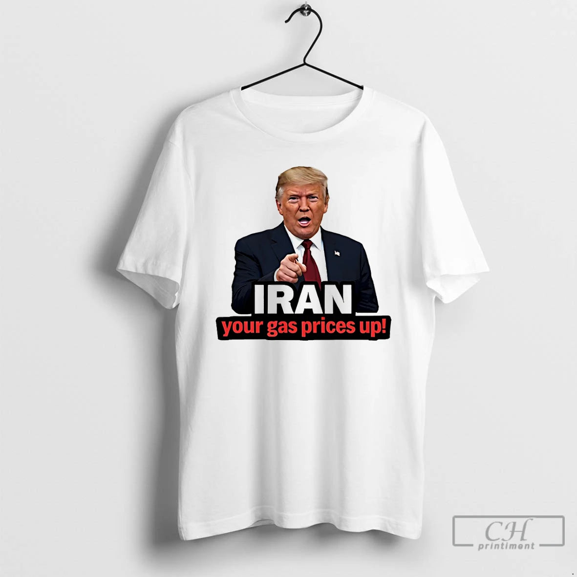Premium Donald Trump Point Iran Your Gas Prices Up Political Meme
