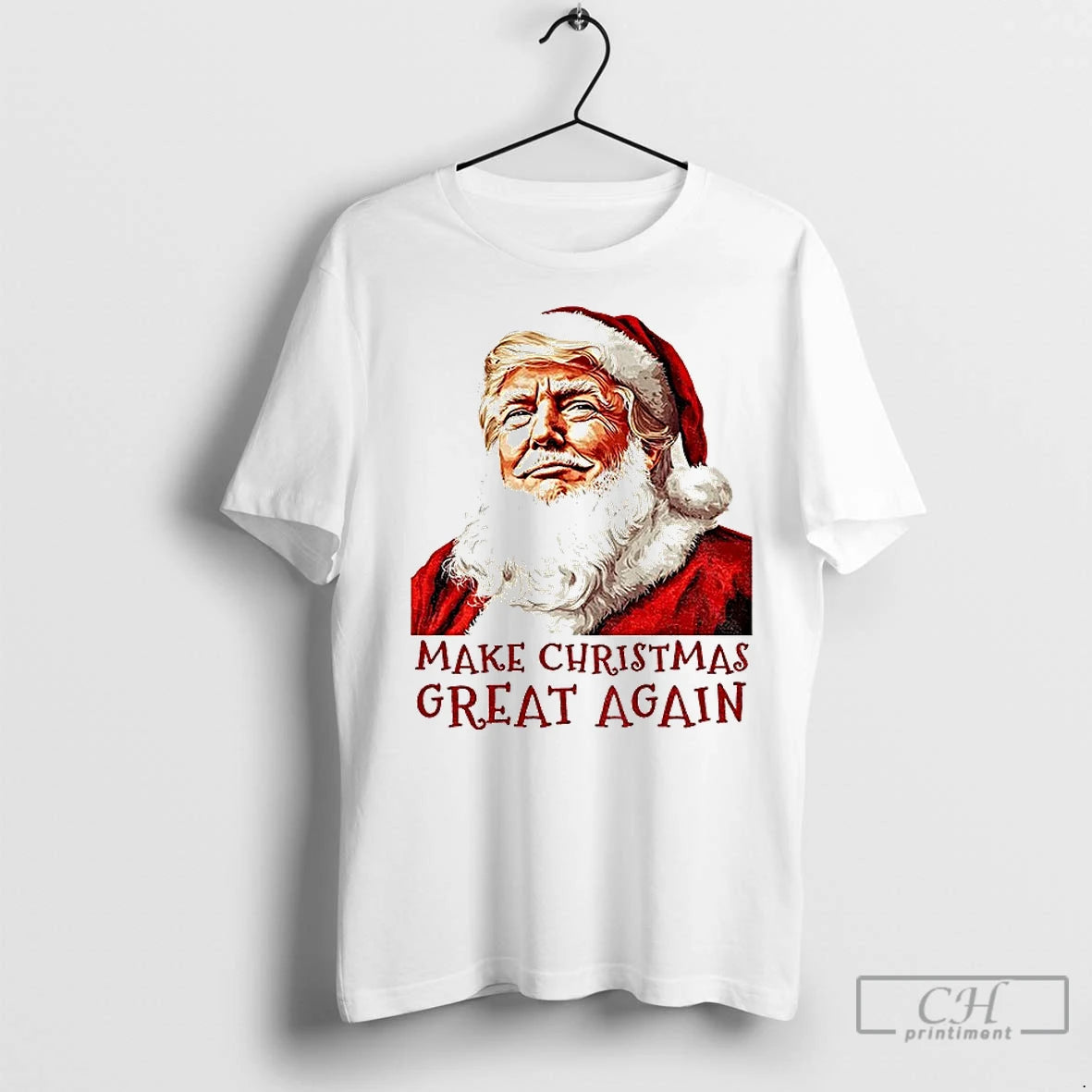 Premium Donald Trump X Santa Claus Make Christmas Great Again Merry Christmas T-Shirts, Hoodie, Sweatshirt | InkNestWear.com