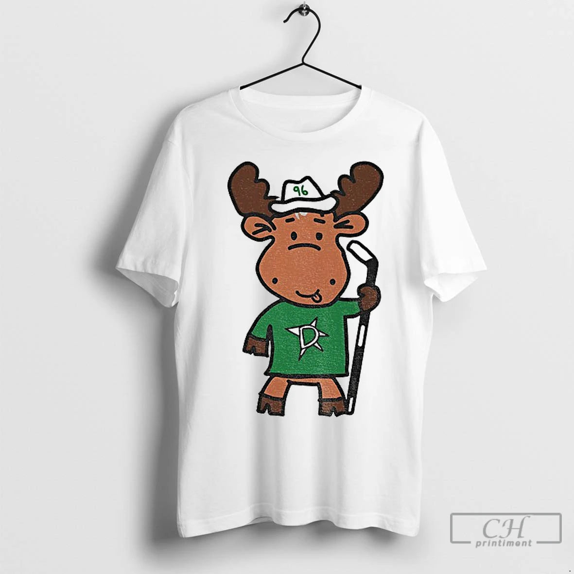 Premium Doodle Moose Dallas Stars Hockey Nhl Cartoon T-Shirts, Hoodie, Sweatshirt | InkNestWear.com