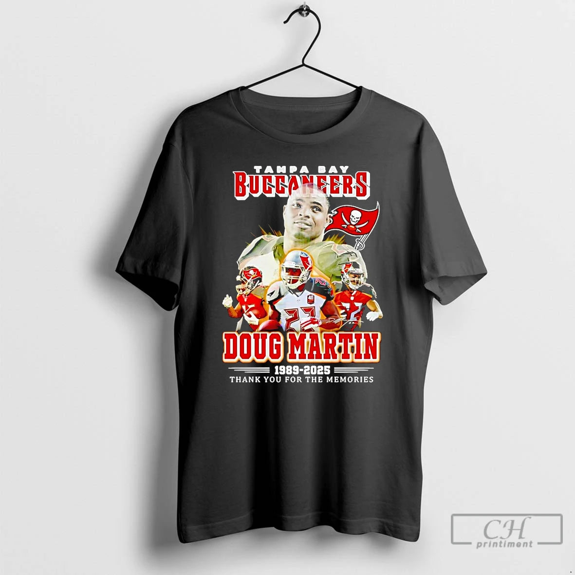 Premium Doug Martin 1989 2025 Tampa Bay Buccaneers Thank You For The Memories T Shirts Hoodie, Sweatshirt | InkNestWear.com