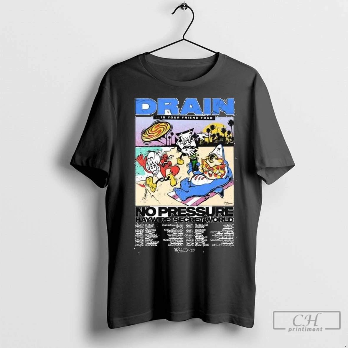 Premium Drain Is Your Friend Tour 2026 Circle Black T-Shirts, Hoodie, Sweatshirt | InkNestWear.com