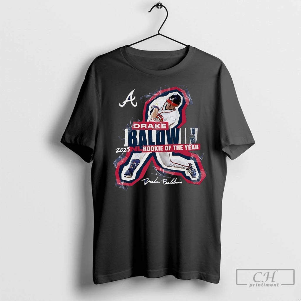 Premium Drake Baldwin Atlanta Braves 2025 National League Rookie Of The Year T-Shirts, Hoodie, Sweatshirt | InkNestWear.com