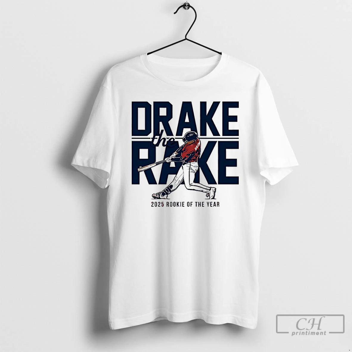 Premium Drake Baldwin The Rake 2025 Rookie Of The Year T Shirts Hoodie, Sweatshirt | InkNestWear.com