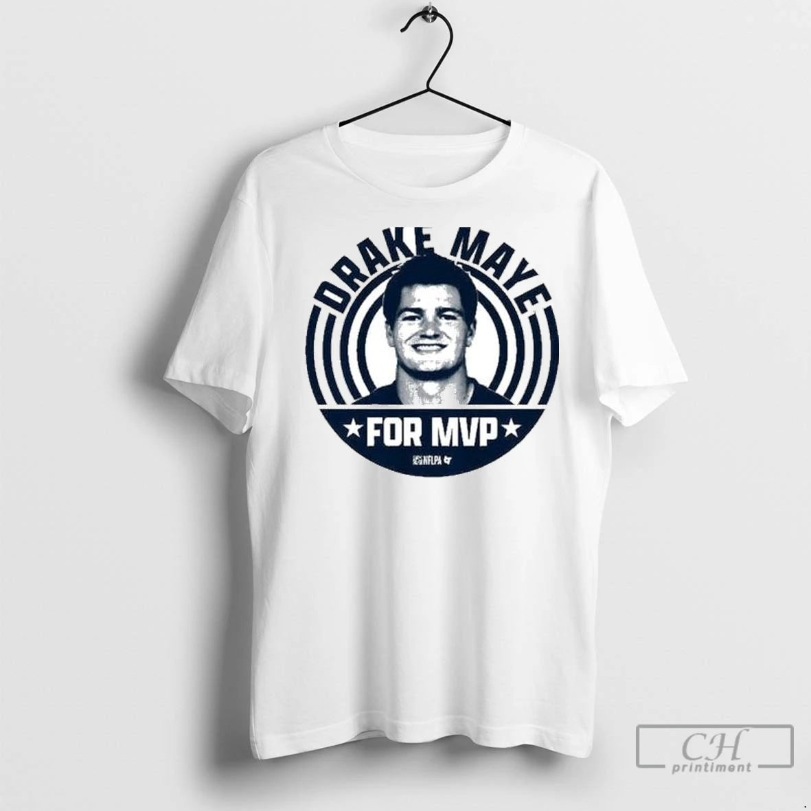 Premium Drake Maye For Mvp 2025 Circle White T-Shirts, Hoodie, Sweatshirt | InkNestWear.com