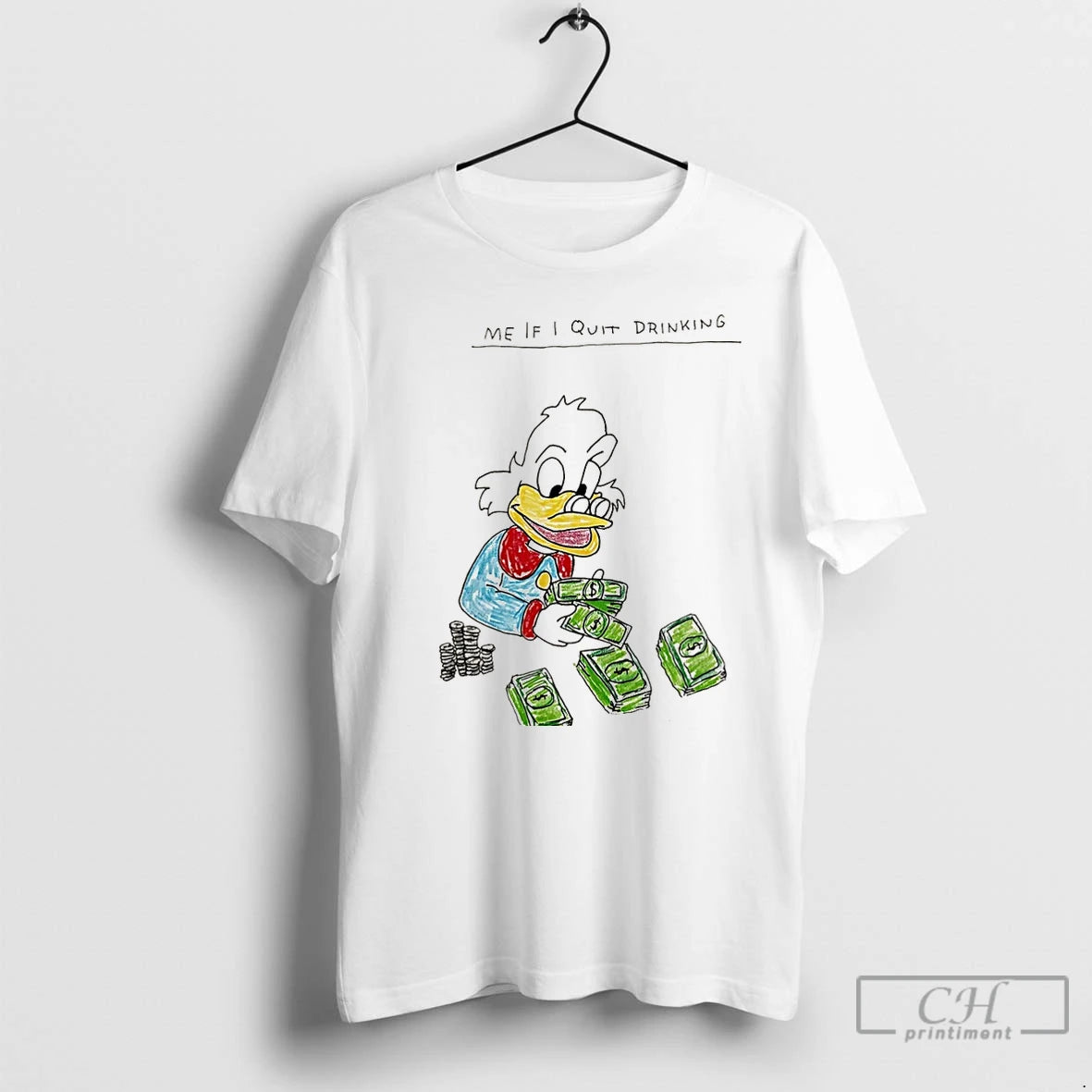 Premium Duck Me If I Quit Drinking Art Christmas T Shirts Hoodie, Sweatshirt | InkNestWear.com