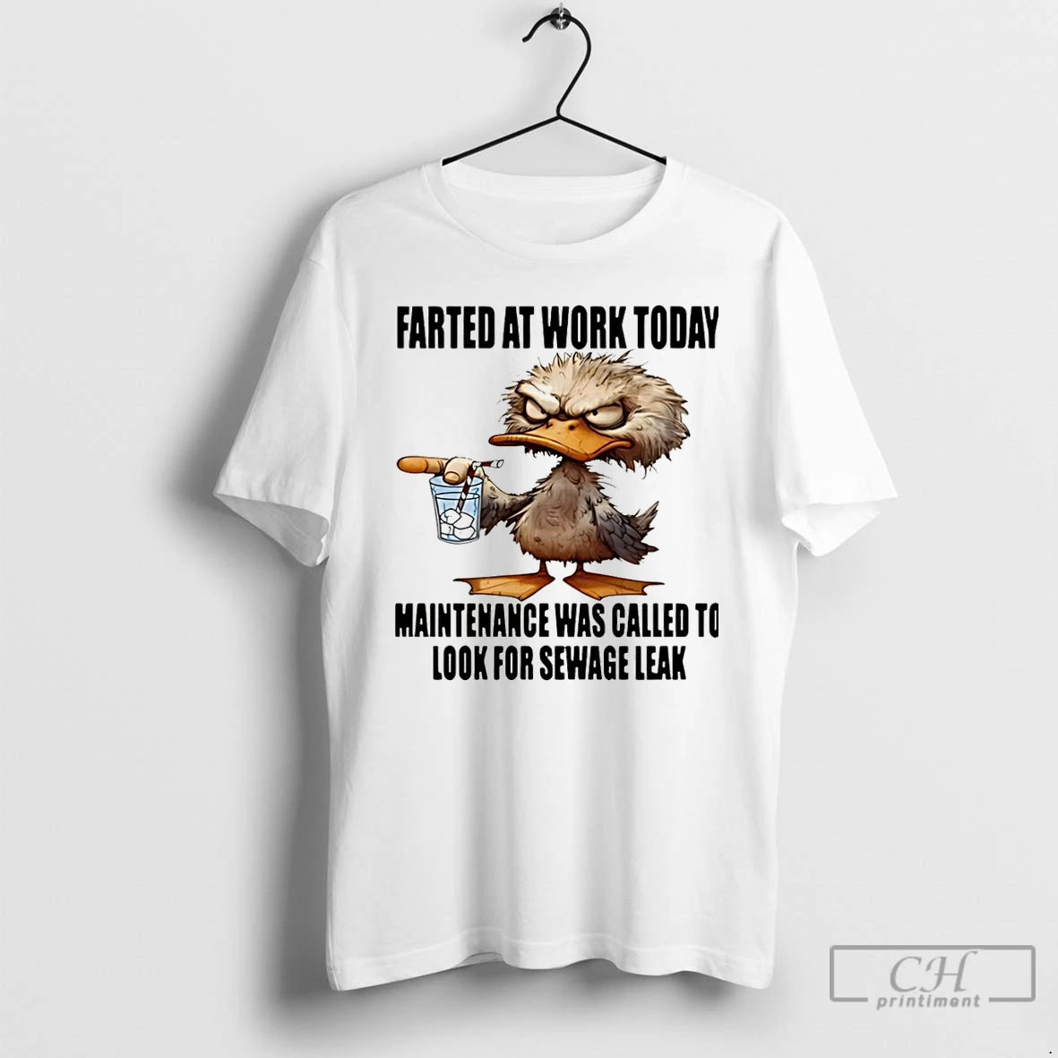 Premium Duck Farted At Work Today Maintenance Was Called To Look For Sewage Leak Christmas T-Shirts, Hoodie, Sweatshirt