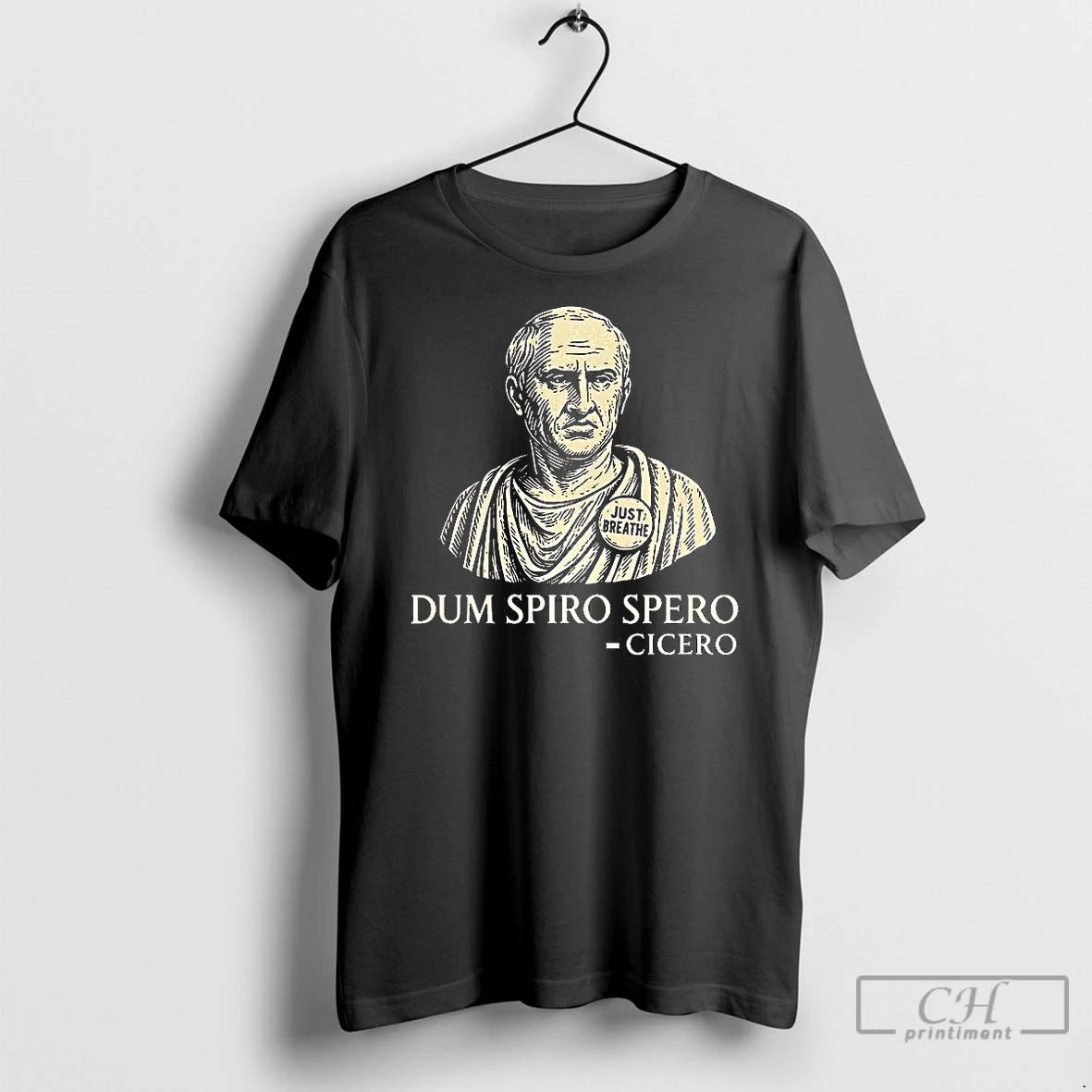 Premium Dum Spiro Spero Cicero Quote While I Breathe I Hope Roman Orator T-Shirts, Hoodie, Sweatshirt | InkNestWear.com