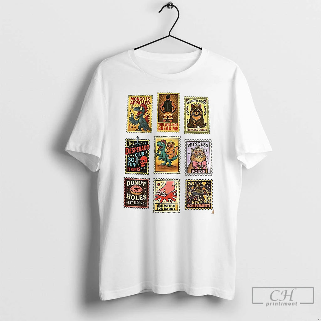 Premium Dungeon Crawler Carl Postage Stamp Vintage T Shirts Hoodie, Sweatshirt | InkNestWear.com