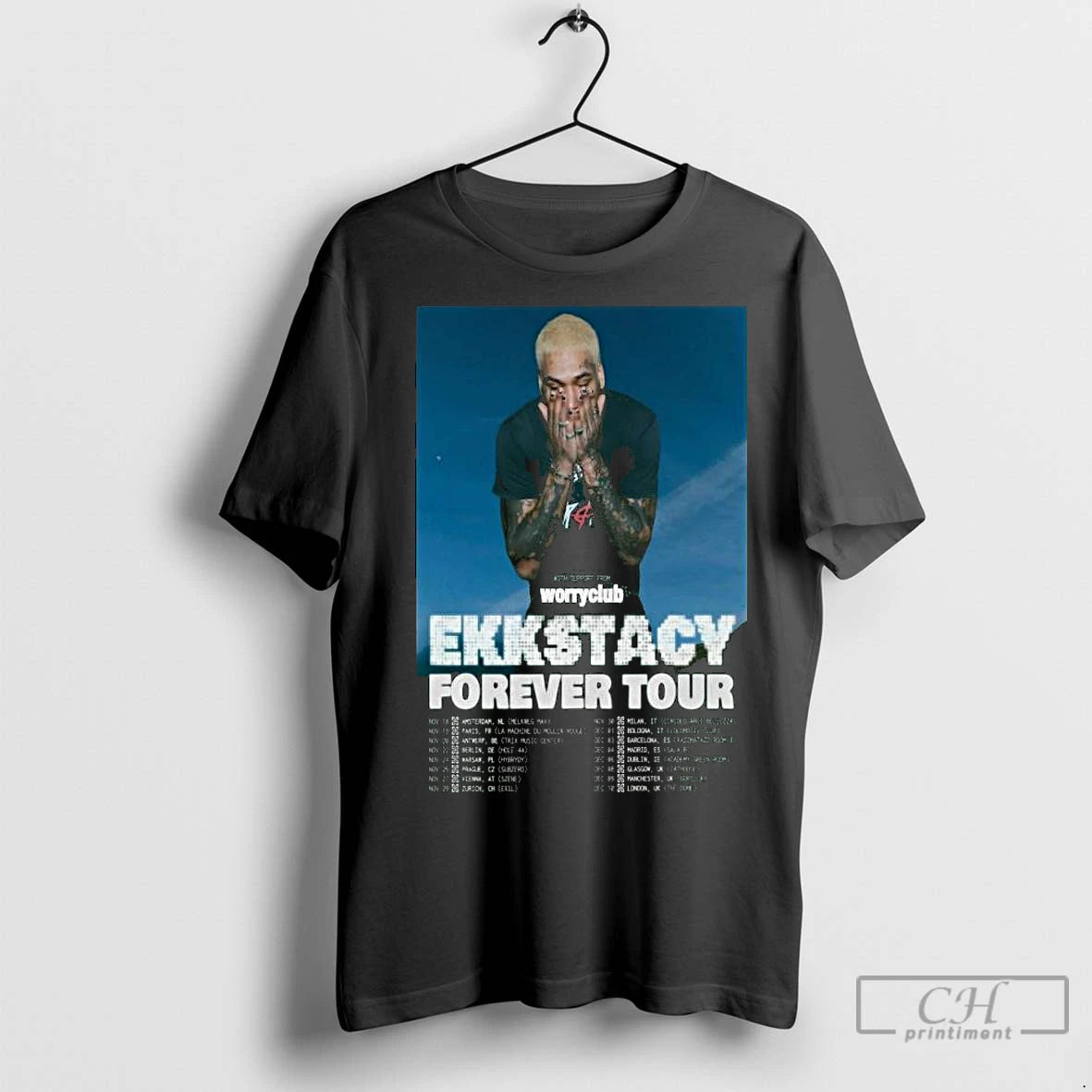 Premium Ekkstacy Forever Fall Tour 2025 Long Sleve T-Shirts, Hoodie, Sweatshirt | InkNestWear.com