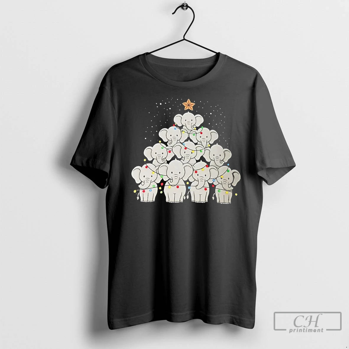 Premium Elephant Christmas Tree T-Shirts, Hoodie, Sweatshirt | InkNestWear.com