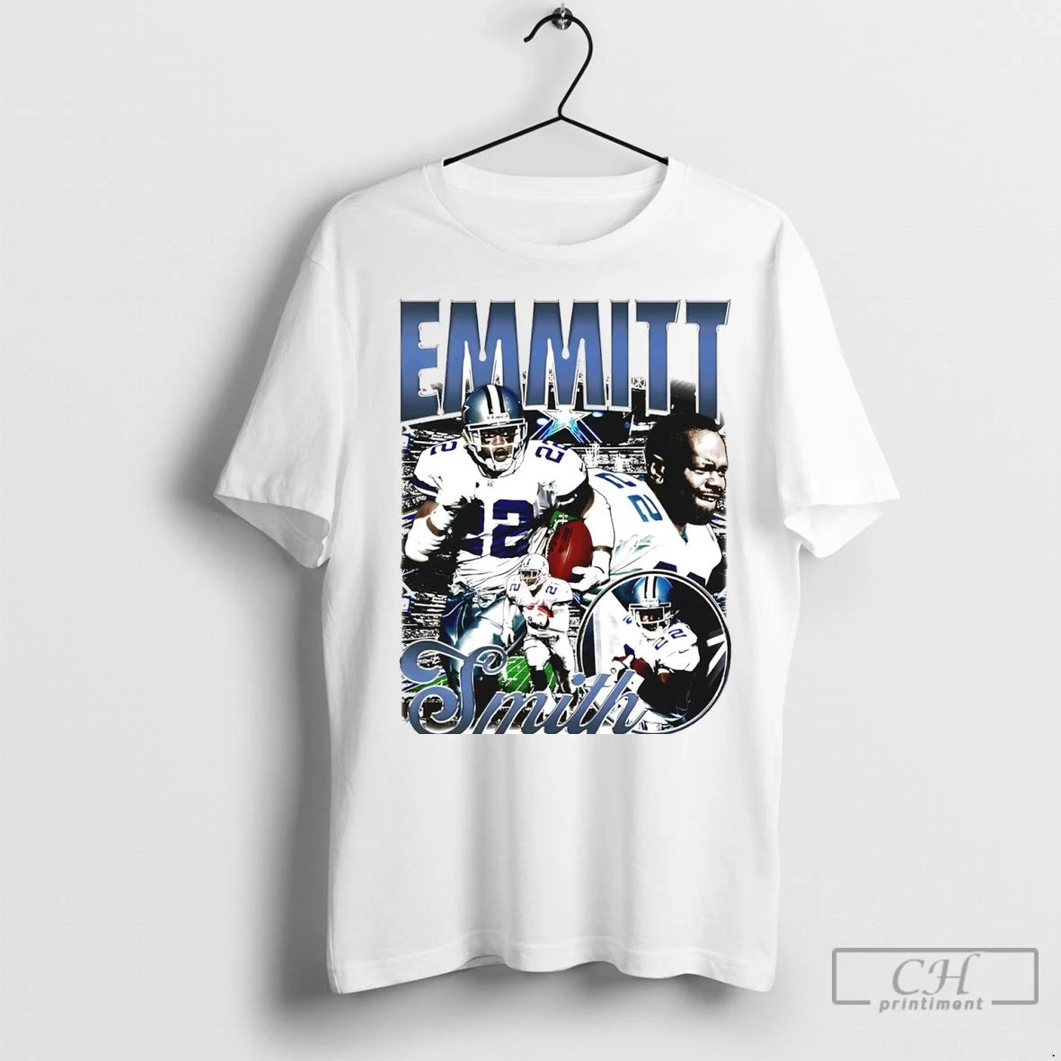 Premium Emmitt Smith Picture Collage Dallas Cowboys T-Shirts, Hoodie, Sweatshirt | InkNestWear.com