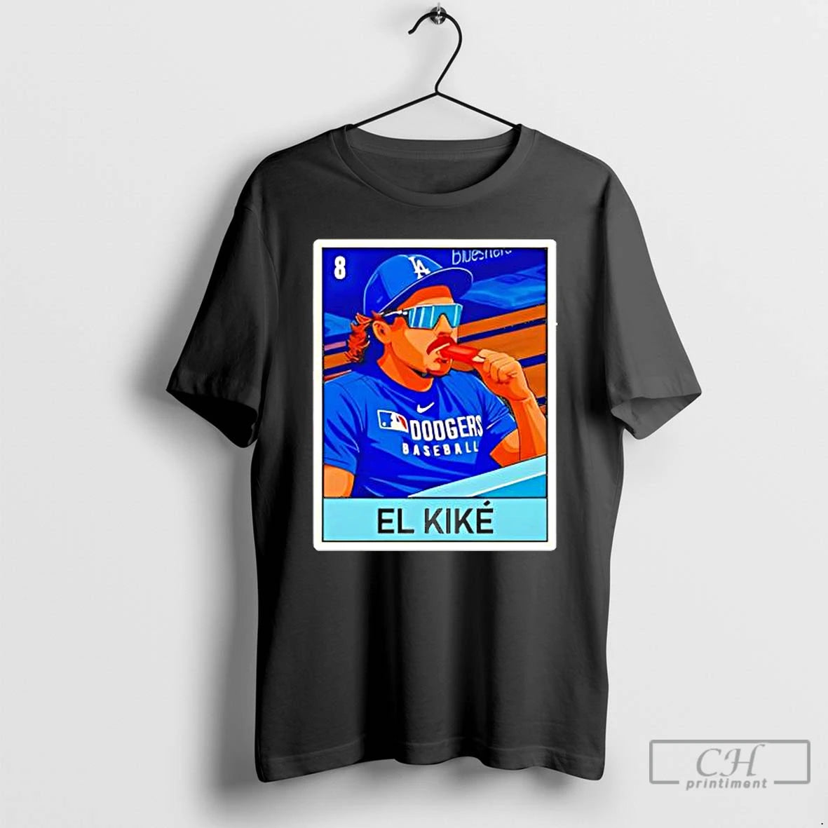 Premium Enrique Hernandez El Kike Los Angeles Dodgers Card T Shirts Hoodie, Sweatshirt | InkNestWear.com