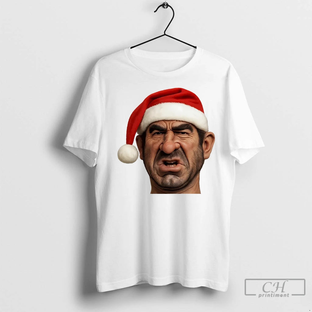 Premium Eric Cantona Spitting Christmas T-Shirts, Hoodie, Sweatshirt | InkNestWear.com