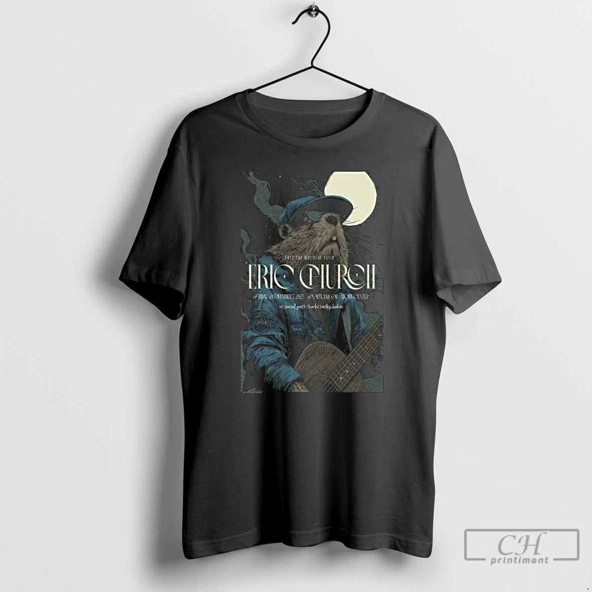 Premium Eric Church At Moda Center In Portland Or On Nov 7 2025 Long Sleve T-Shirts, Hoodie, Sweatshirt | InkNestWear.com