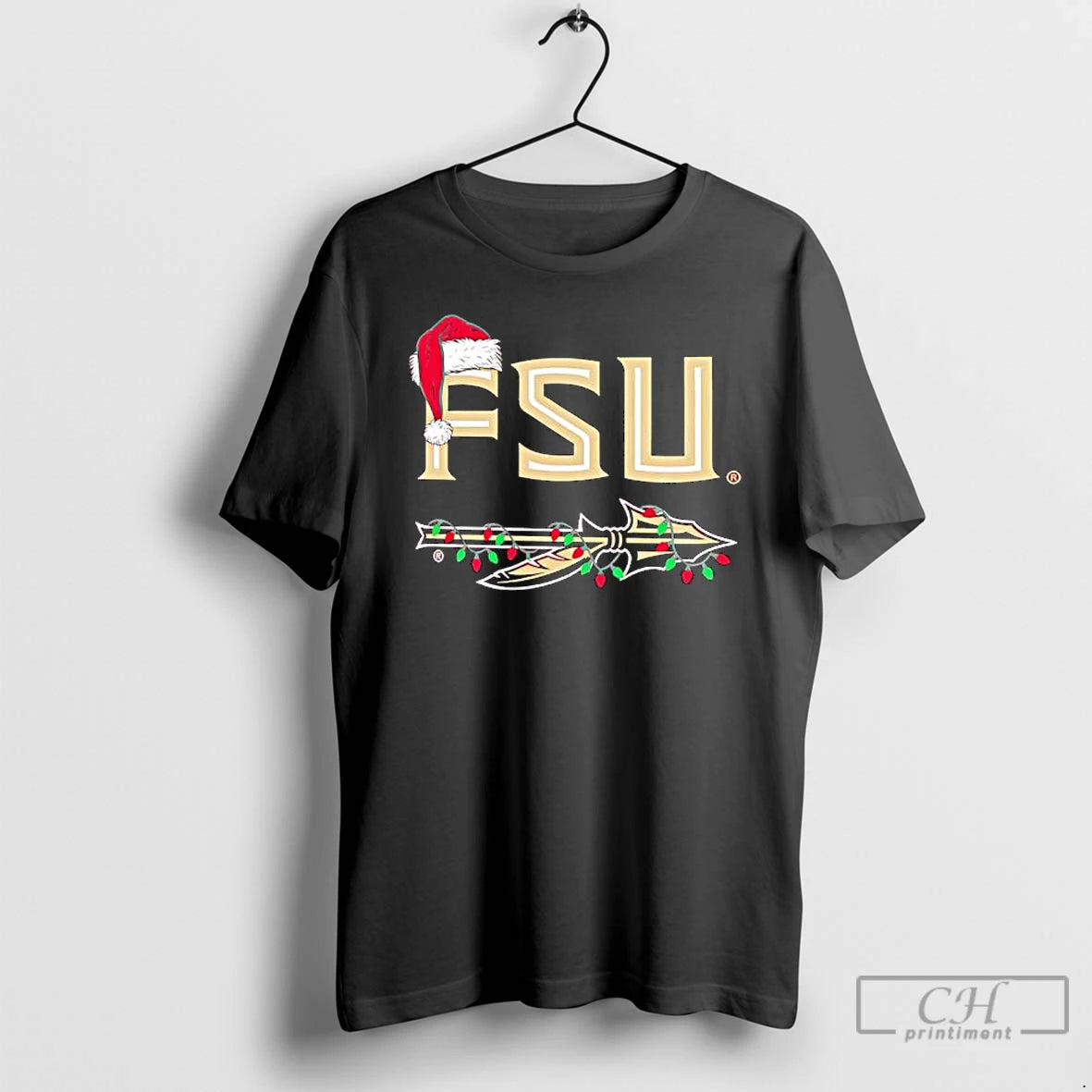 Premium Fsu Florida State University Spear Christmas Lights T-Shirts, Hoodie, Sweatshirt | InkNestWear.com