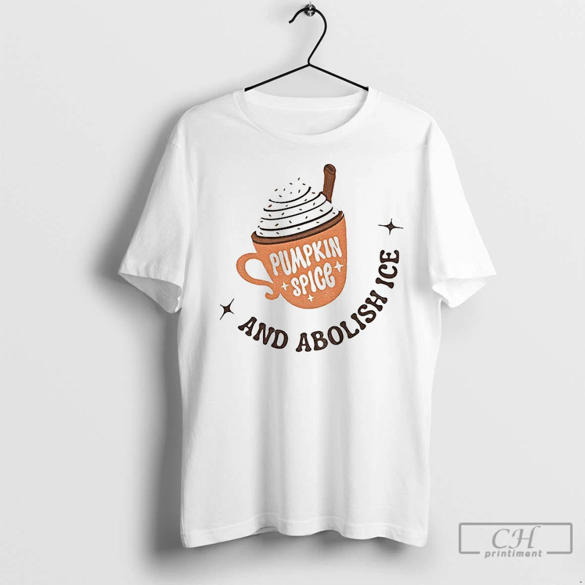 Premium Fall Pumpkin Spice Abolish Ice Anti Fascism Anti Ice T-Shirts, Hoodie, Sweatshirt | InkNestWear.com