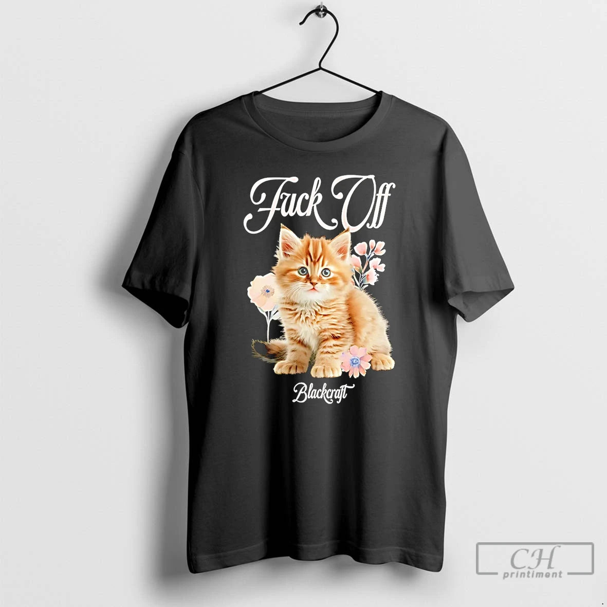 Premium Fck Off Cat Flower T Shirts Hoodie, Sweatshirt | InkNestWear.com