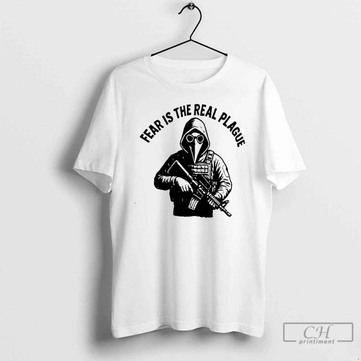 Premium Fear Is The Real Plague T Shirts Hoodie, Sweatshirt | InkNestWear.com