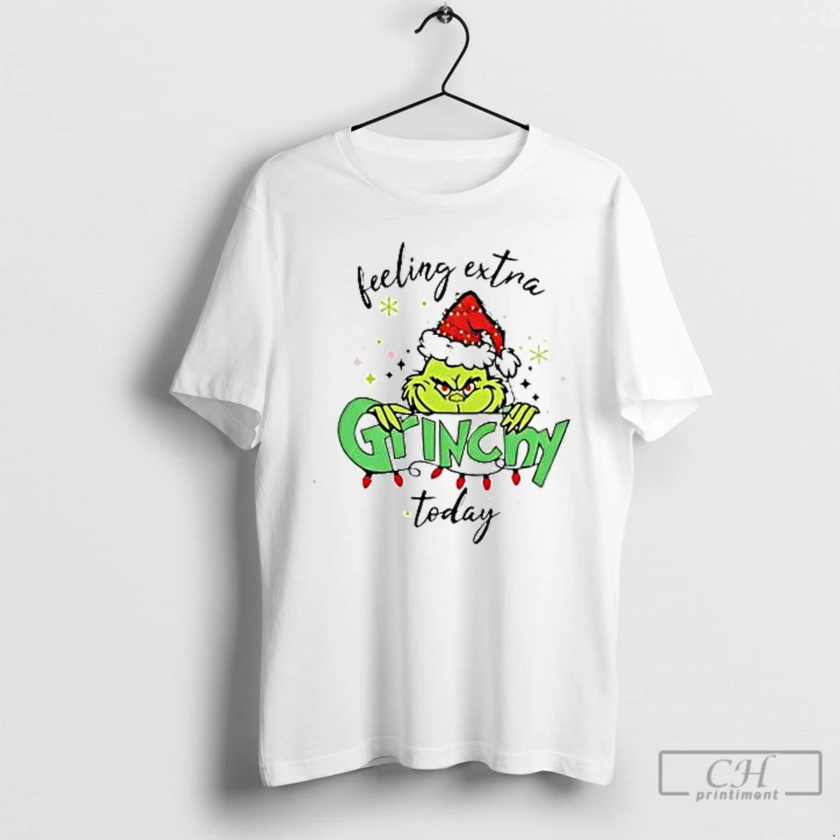 Premium Feeling Extra Grincy Today Christmas T Shirts Hoodie, Sweatshirt | InkNestWear.com