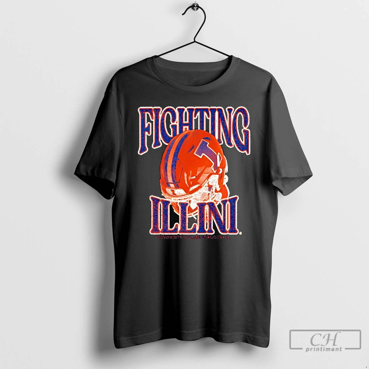 Premium Fighting Illinois Football Helmet T Shirts Hoodie, Sweatshirt | InkNestWear.com