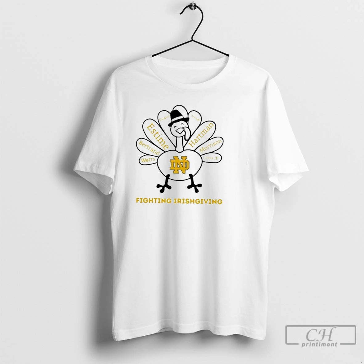 Premium Fighting Irishgiving Notre Dame Fighting Irish X Thanksgiving T Shirts Hoodie, Sweatshirt | InkNestWear.com