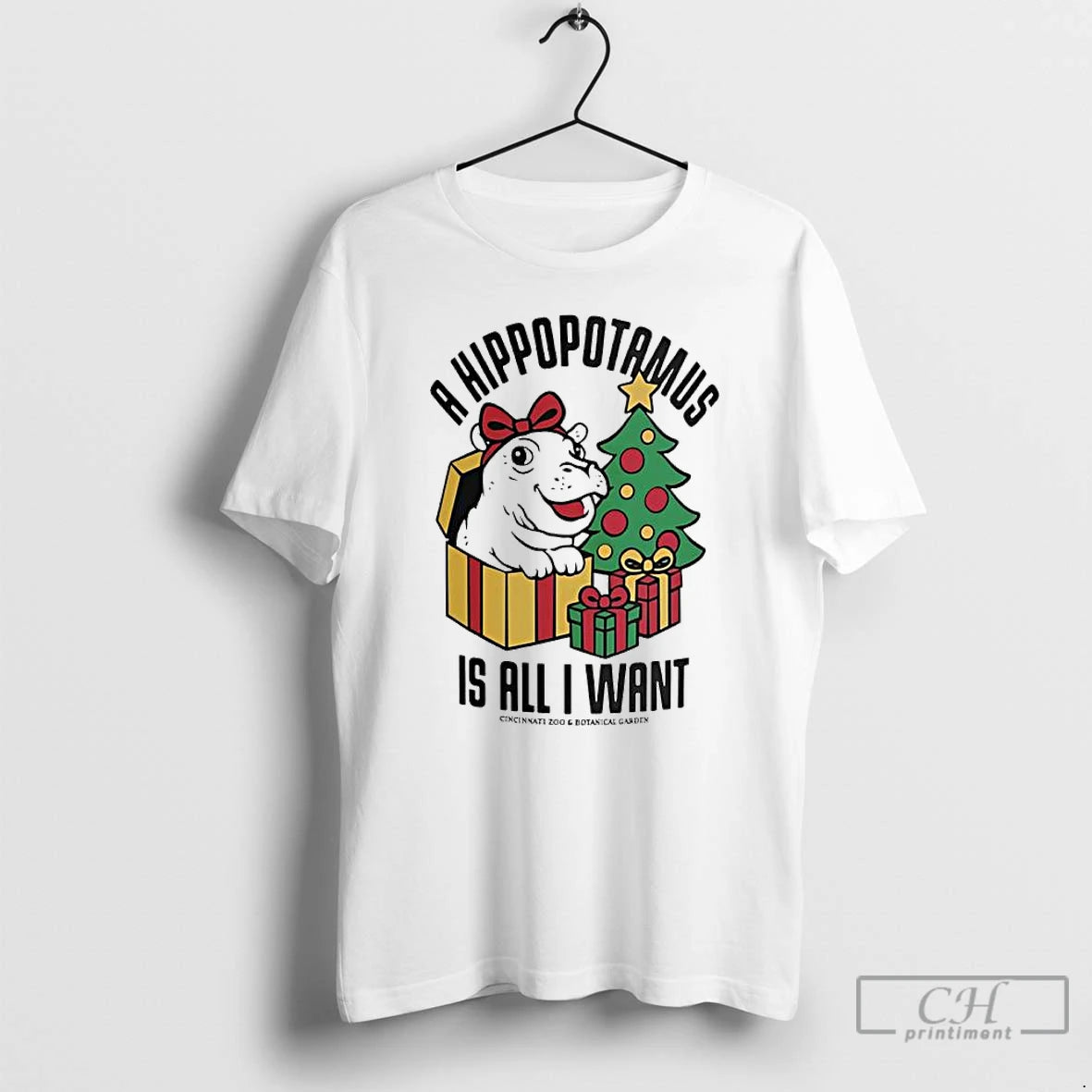 Premium Fiona Christmas A Hippopotamus Is All I Want T Shirts Hoodie, Sweatshirt | InkNestWear.com
